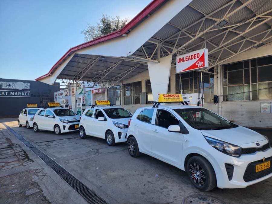 Gracious Driving School's fleet of test-day cars